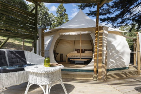 Zen Relax Tent At Paradise Valley Glamping - Tourism Bookings NZ 0