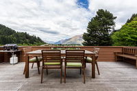 Glorious views and walk to town - On top level of our familys home