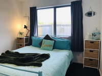 Modern double room with separate toilet near the beach