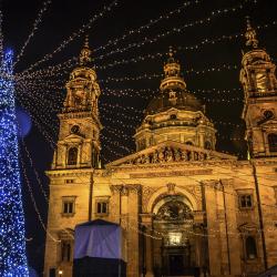 Christmas Market at St Stephen's Basilica, Budapest USA Accommodation