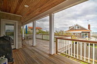 Fire Island Home Deck Grill  Stunning Bay Views