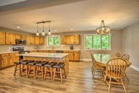 Cabin with Dock  Porch Across from Balsam Lake