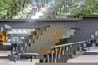 Forest Hideaway W/ Wraparound Deck  Firepit 4 Bedroom Home