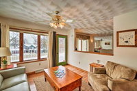 Big Green Getaway with Lake Views  Large Deck