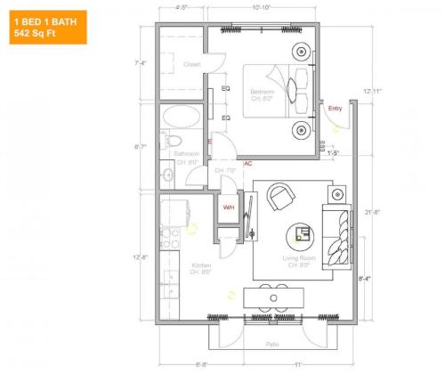 WanderJaunt Tarlton 1BR West Campus - thumb 1