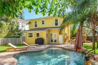 New Listing Garden Getaway W / Backyard Pool Oasis 5 Bedroom Home