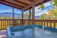 'Breathtaking View' Cabin with Covered Deck  Hot Tub Tourism Bookings