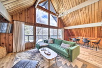 A-Frame Cabin with Deck  Forest Views - 1 Mi to Lake Hotels Santiago