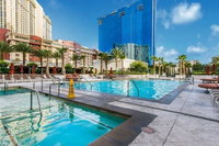 Beautiful Pool View with No Resort Fees and Free Parking at MGM Signature Tourism Bookings