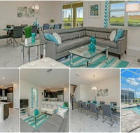 Brand NEW 9 Bed Home 20 People Kids Love Water Park Cinema at Champion Gates - Tourism Bookings