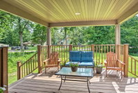 Cabin with Dock and Porch Across from Balsam Lake Tourism Bookings