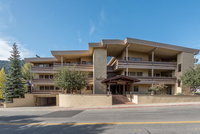 Christophe Condo with pool and view of Mt Hotels Santiago