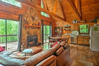 Coosawattee River Resort Cabin with Fire Pit  Grill USA Accommodation