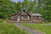 Cozy Pocono Lake Cabin with Beach  Pool Access Tourism Bookings