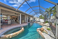 Expansive Cape Coral Retreat with Lagoon Pool  Spa Tourism Bookings