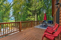 Hilltop Andrews Log Cabin with Game Room  Views USA Accommodation