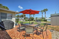 Home with Furnished Lanai - 1 Block to Ormond Beach Tourism Bookings