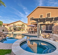Home with Waterfall Pool  Hot Tub in San Tan Valley - Tourism Bookings