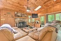 Isolated Cabin with Fire Pit and Forest View Tourism Bookings