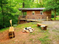 Lil' Log at Hearthstone Cabins and Camping USA Accommodation