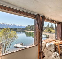 Luxe Lakefront Haven with Mountain Views  Dock - Tourism Bookings