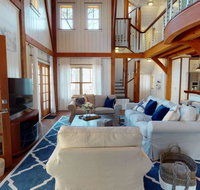 Luxury Coastal Home with 2 Living Rooms Pool Rooftop Backyard Partial Ocean Views - USA Accommodation