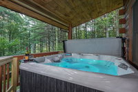 Magical Riverwalk cabin Hot tub Fire-pit River Hotels Santiago