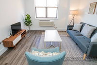 Modern 1BR w/Gym - 5min walk to Hoboken Terminal USA Accommodation