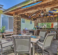 Nautical Ocean Isle Beach Cottage with Outdoor Space - USA Accommodation