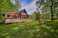 Pocono Lake Cabin with Lake Views  Resort Amenities Tourism Bookings