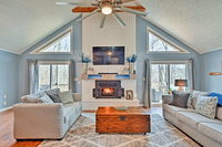 Pristine Lake Barkley Escape with Deck Porch  Bar Hotels Santiago