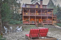 Private Cartecay River House with Hot Tub  Game Room USA Accommodation