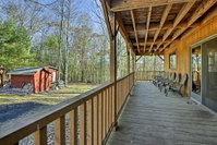 Rustic Benton Home on 50 Acres with Deck and Views Tourism Bookings