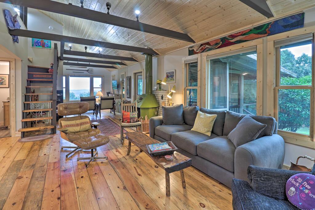 Secluded Pisgah Nat'l Forest Retreat With Views - thumb 0
