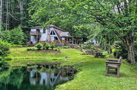 Serene Todd Home with Private Pond  Creek Tourism Bookings