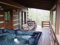Serenity Ridge - Secluded Log Cabin on Knoll Top Setting near Boone NC Hotels Santiago