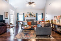 Sink into the Luxe Corner Tub at an Upscale Spacious Home Hotels Santiago