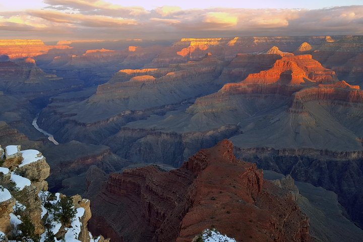 Sunset In The Grand Canyon From Sedona