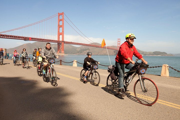 Alcatraz and Golden Gate Bridge to Sausalito Guided Bike Tour
