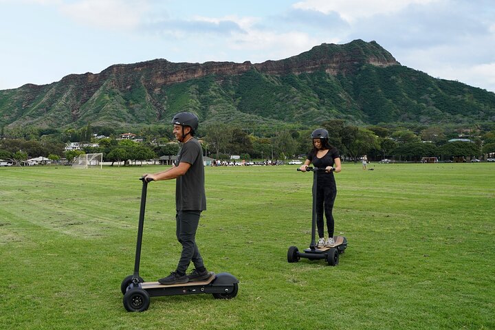 Waikiki Diamond Head Sunset Scooter Tour - thumb 1