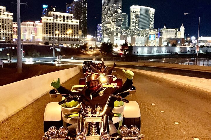 VIP Night Light Strip Trike Tour For Up To 2 People - thumb 1