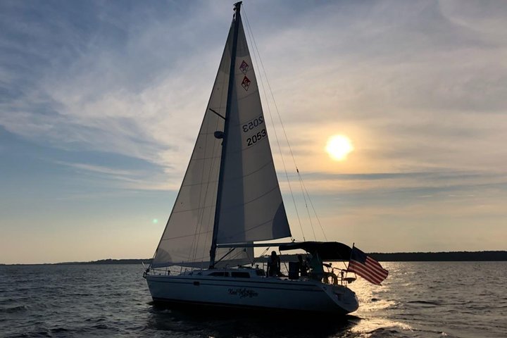 2 - Hour Private Hilton Head Morning Dolphin Watching / Sail - thumb 3