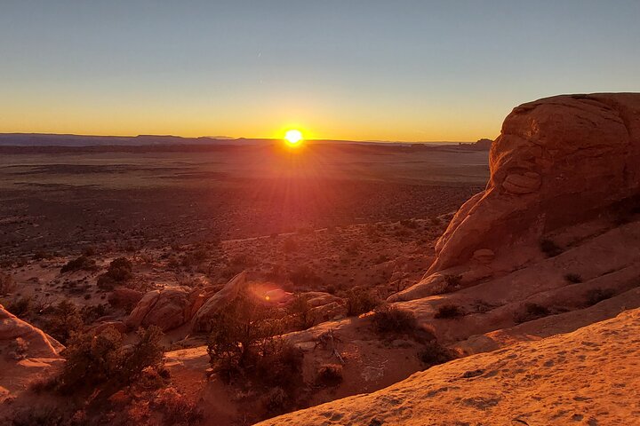Sunset Hike At Devil's Garden Arches National Park