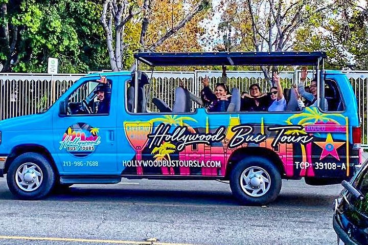 Celebrity Homes + The Real Hollywood Experience - Small Group Open Air Bus - thumb 1