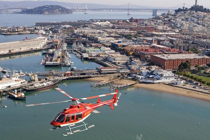 San Francisco Helicopter Tour And Sunset Dinner Cruise - thumb 1
