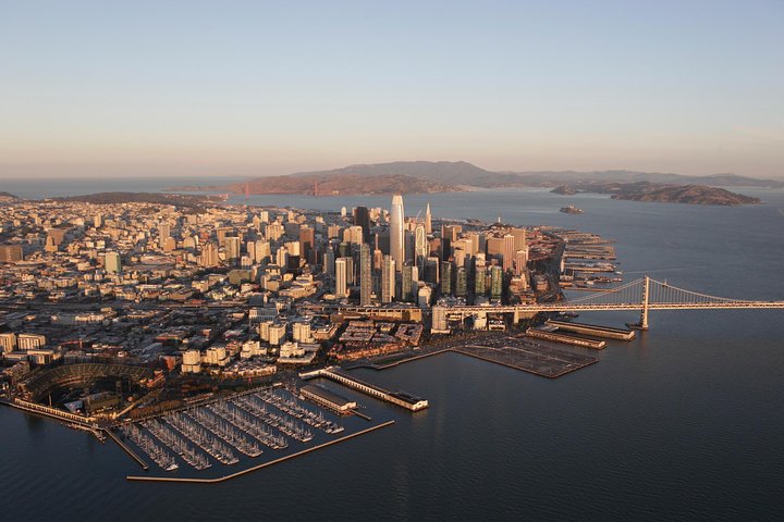 San Francisco Helicopter Tour And Sunset Dinner Cruise - thumb 2