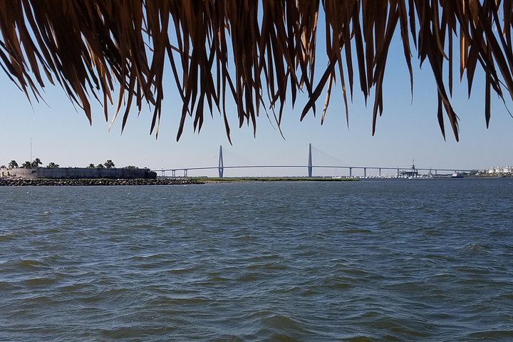 A Charleston Harbor Tour On A Polynesian Style Real Bamboo Motorized Tiki Bar. - thumb 4